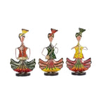 Hand-Painted Rajasthani Musician Figurines – Set of 3