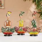 Hand-Painted Rajasthani Musician Figurines – Set of 3