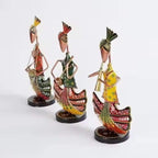 Hand-Painted Rajasthani Musician Figurines – Set of 3